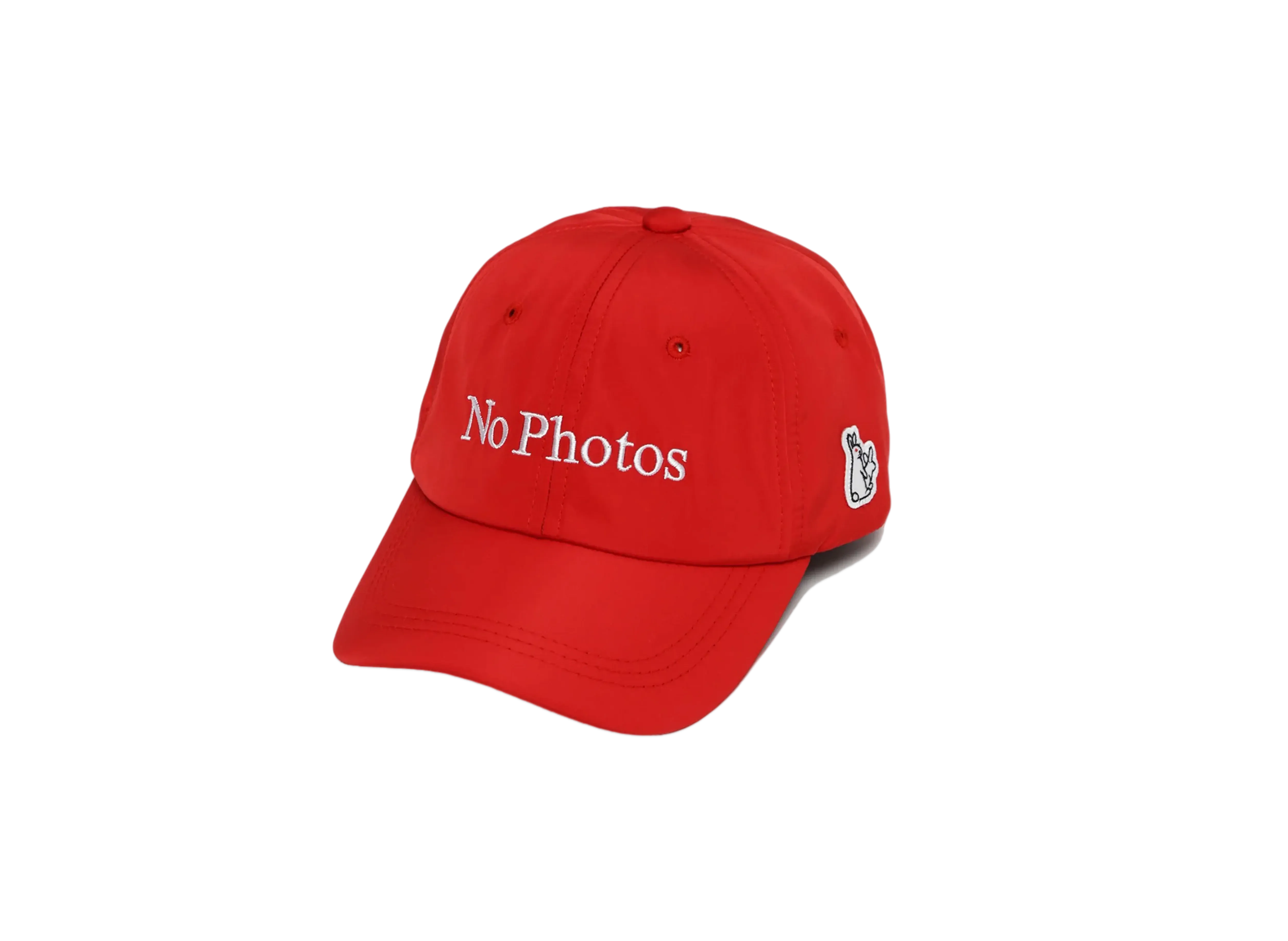 FR2 No Photos Embroidery Six Panel Cap "Red"