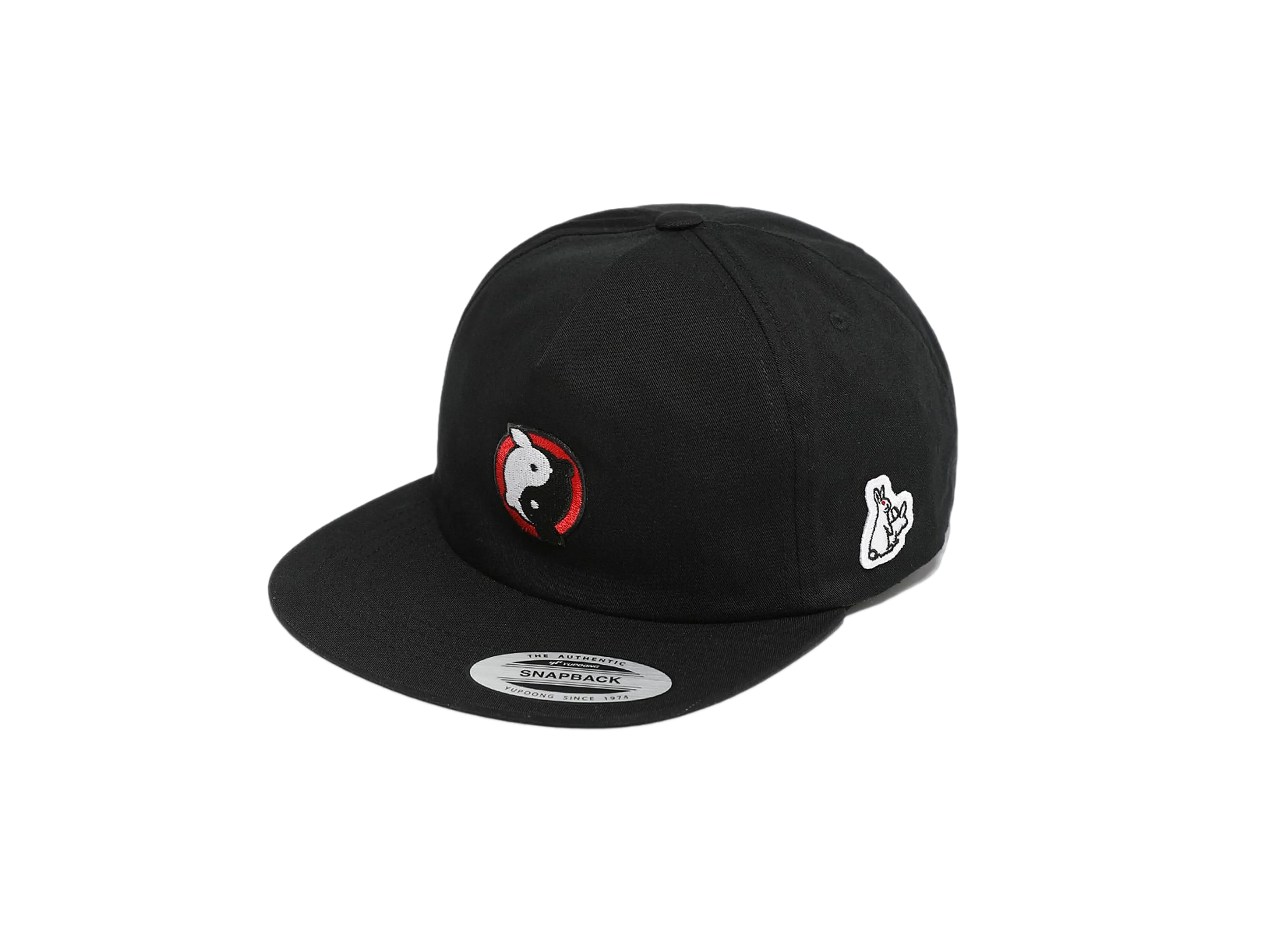 FR2 Yin & Yang Rabbits Cap "Black"
