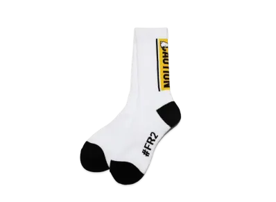 FR2 Vertical Line Socks "White"
