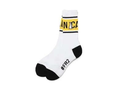FR2 CAUTION Socks "White"