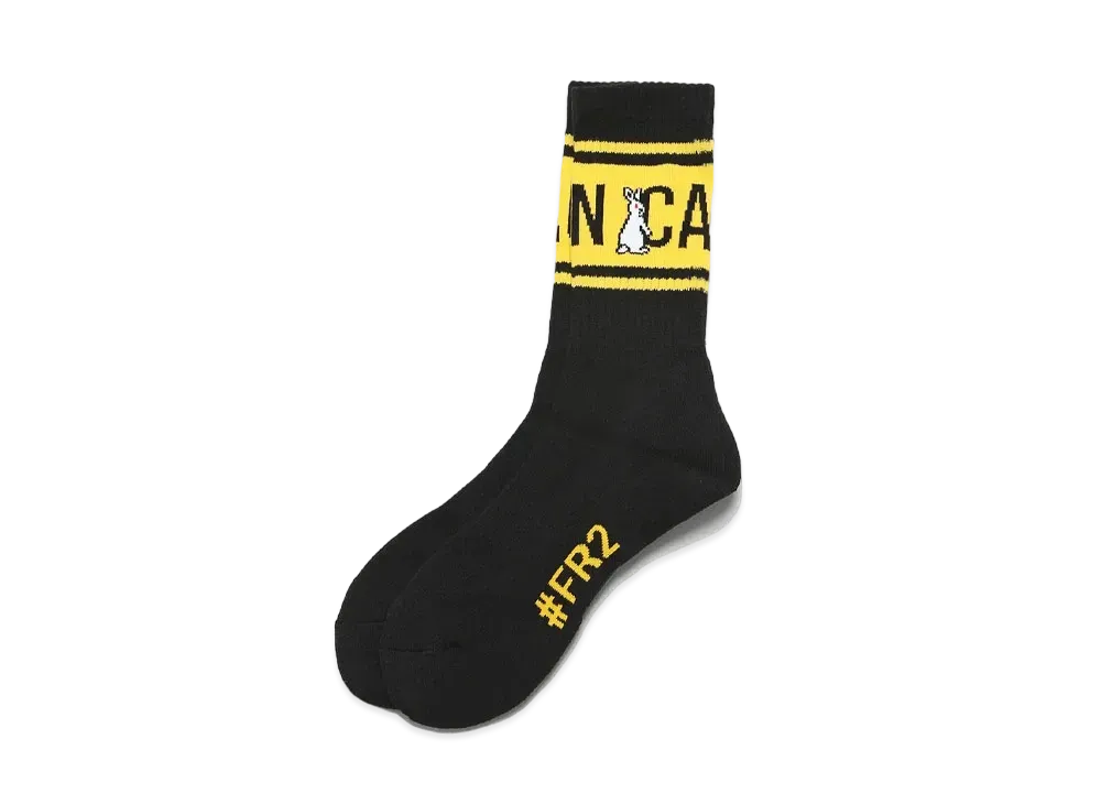 FR2 CAUTION Socks "Black"