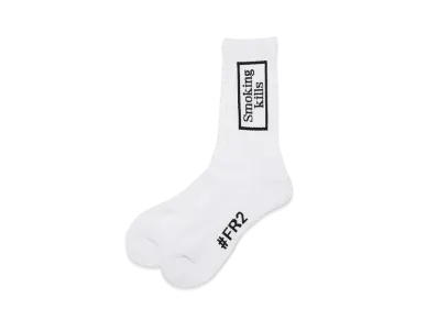 FR2 Smoking kills Box Logo Socks "White"