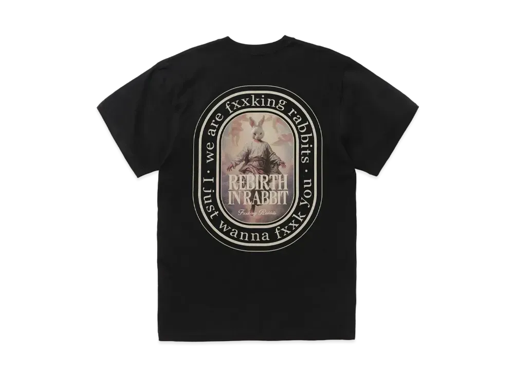 FR2 Rebirth In Rabbit T-shirt "Black"