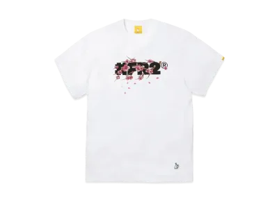 FR2 Sakura Embroidery #FR2 Logo T-shirt "White"