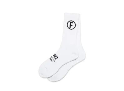 FR2 F Mark Socks "White"