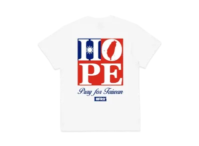 FR2 Pray for Taiwan T-shirt "White"