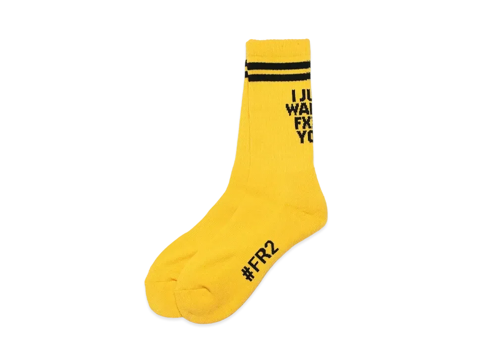 FR2 Message Socks "Yellow"