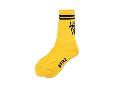 FR2 Message Socks "Yellow"