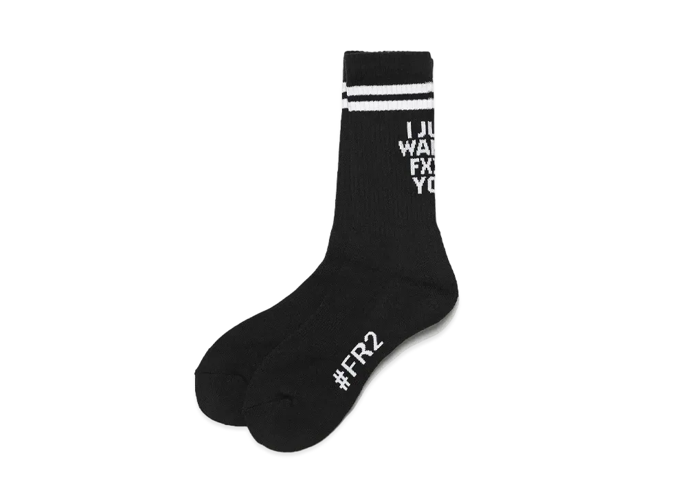 FR2 Message Socks "Black"