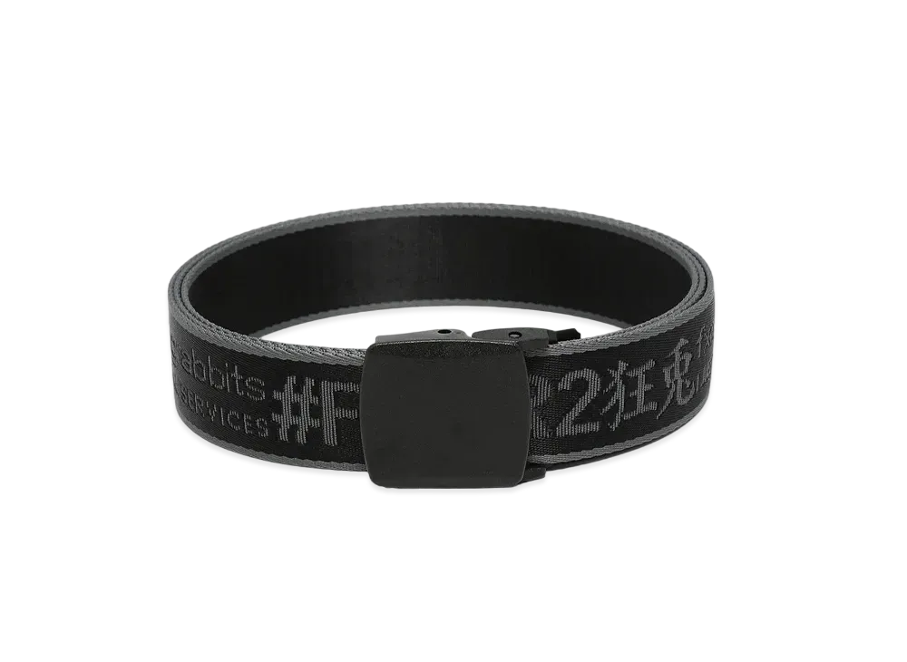 FR2 LOGO ICON Embroidery Long Belt "Black"