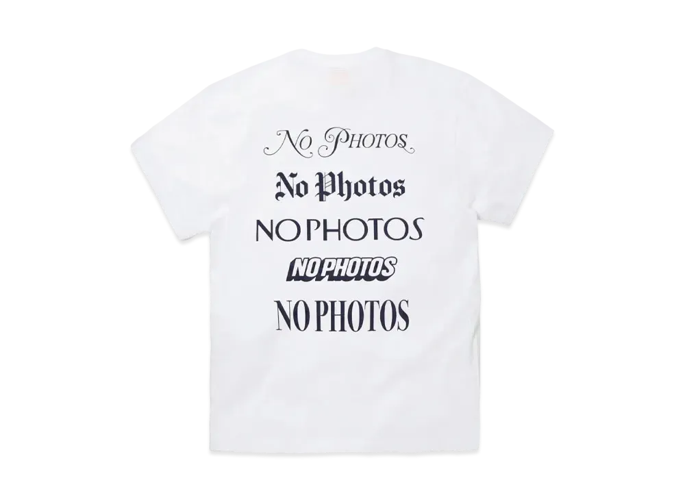 FR2 Various Types Of No Photos T-Shirt "White"