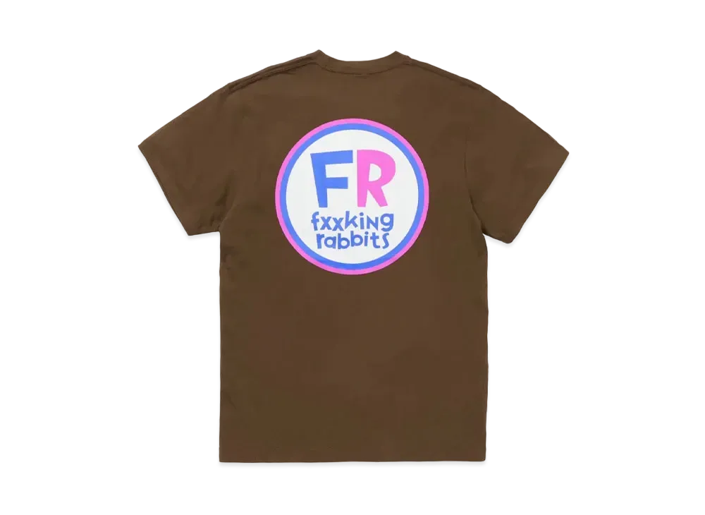 FR2 Colorful Circle Fr Logo T-Shirt "Brown"