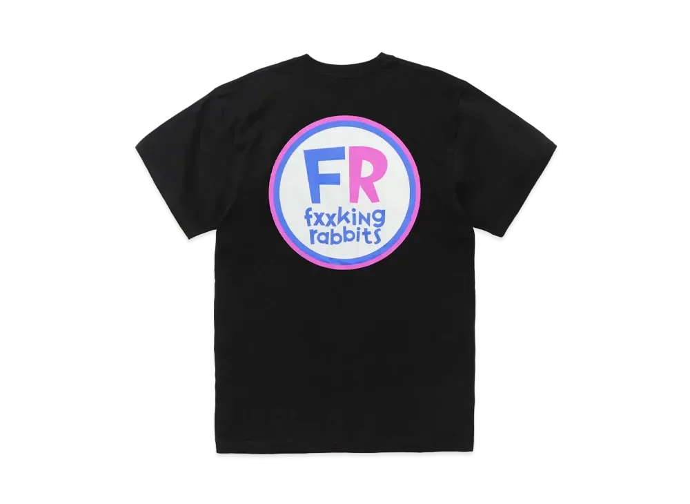 FR2 Colorful Circle Fr Logo T-Shirt "Black"