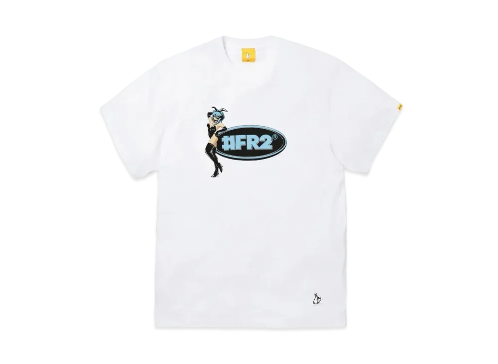 FR2 Bunny Girl Oval Logo T-Shirt "White"