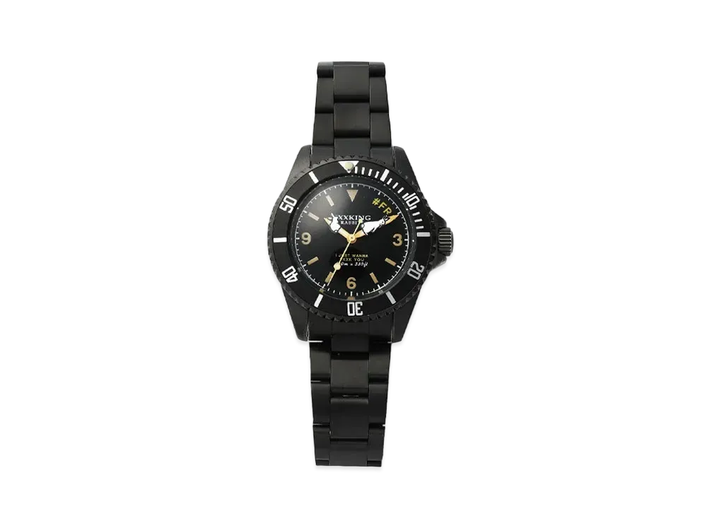 FR2 X Vague Watch Wristwatch "Black"