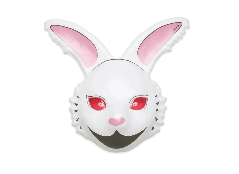 FR2 Fxxking Rabbits Face Mask "White"