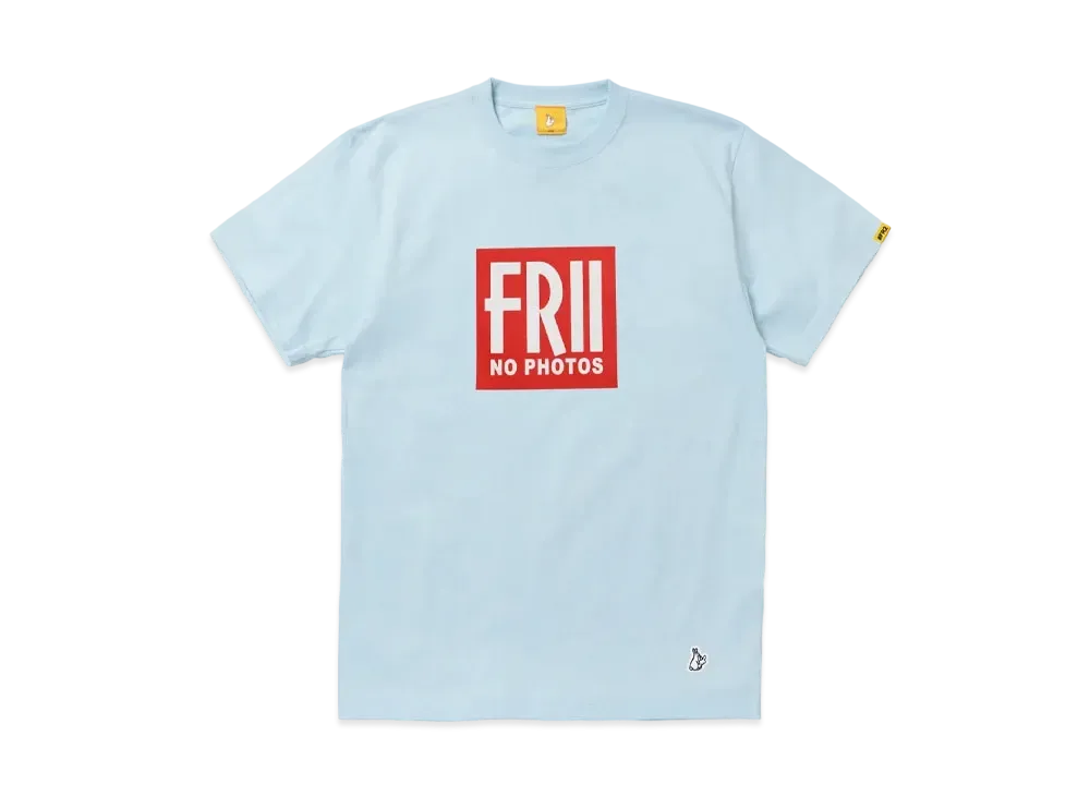 FR2 No Photos Box Logo T-Shirt "Light Blue"