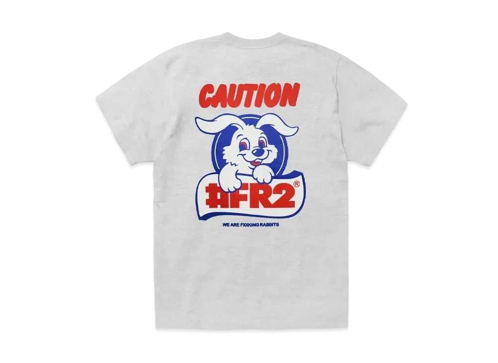 FR2 Caution Rabbit T-Shirt "Ash"