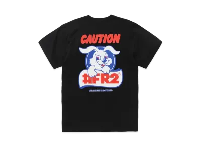 FR2 Caution Rabbit T-Shirt "Black"