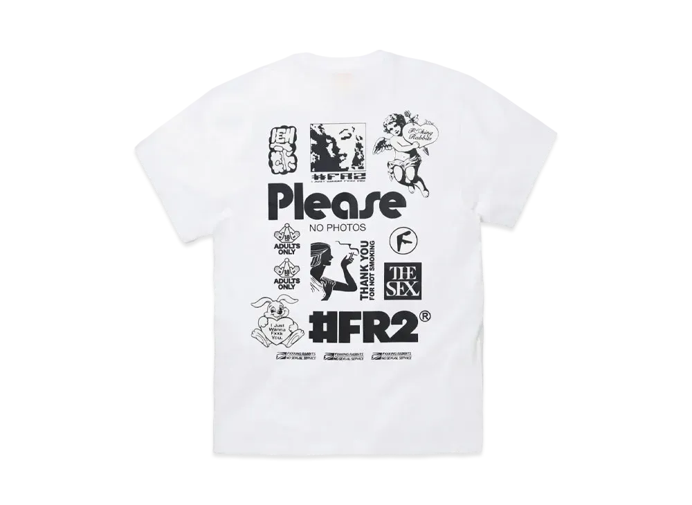 FR2 Please No Photos T-Shirt "White"