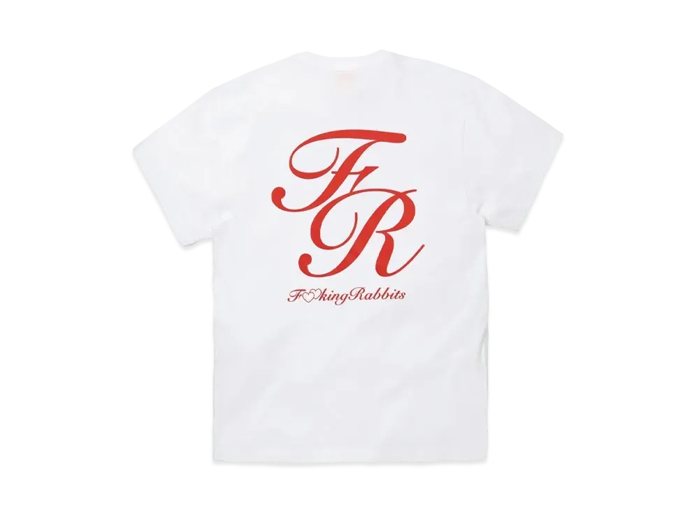 FR2 Logo With Hearts T-Shirt "White"