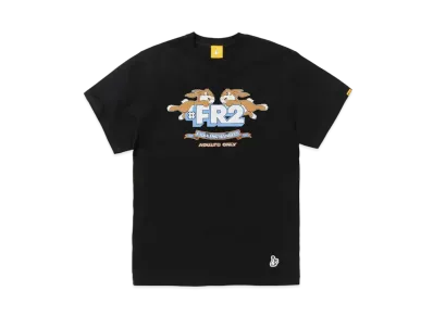 FR2 Rabbits Logo Crack T-Shirt "Black"