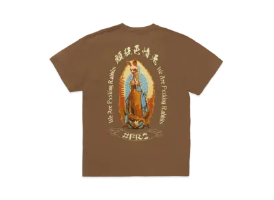 FR2 Rabbit Maria Embroidery T-shirt "Brown"