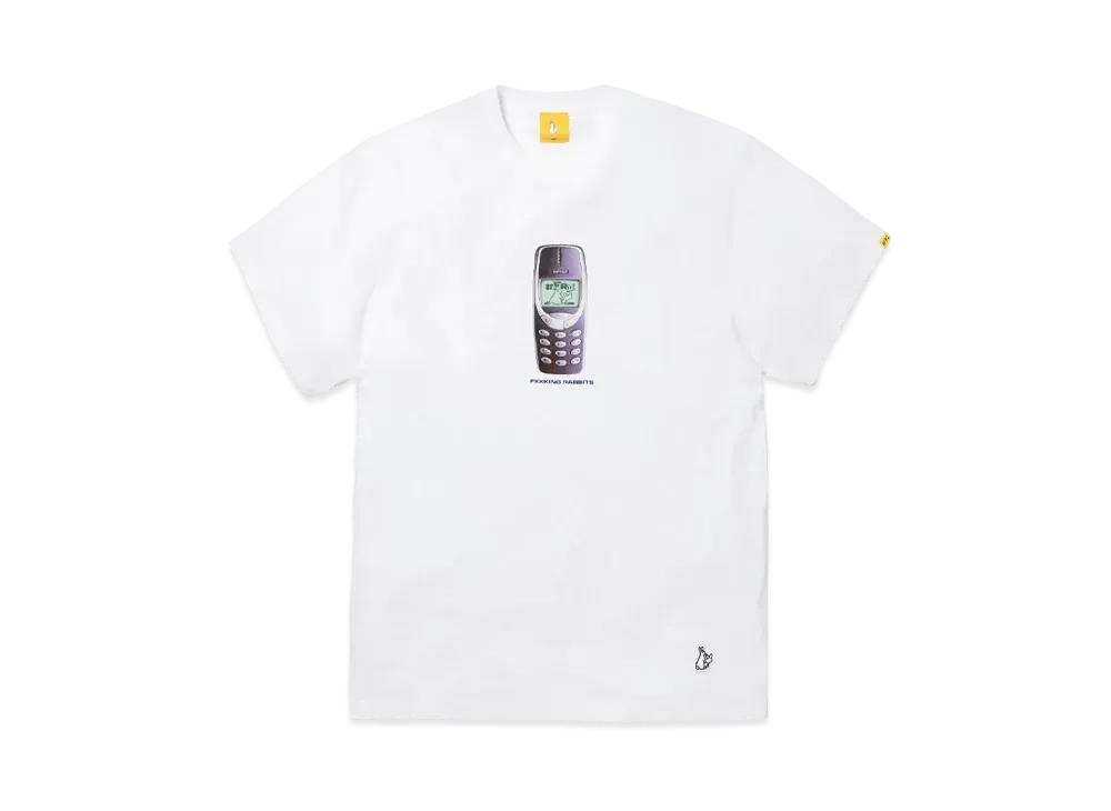 FR2 Rabbits Phone T-shirt "White"