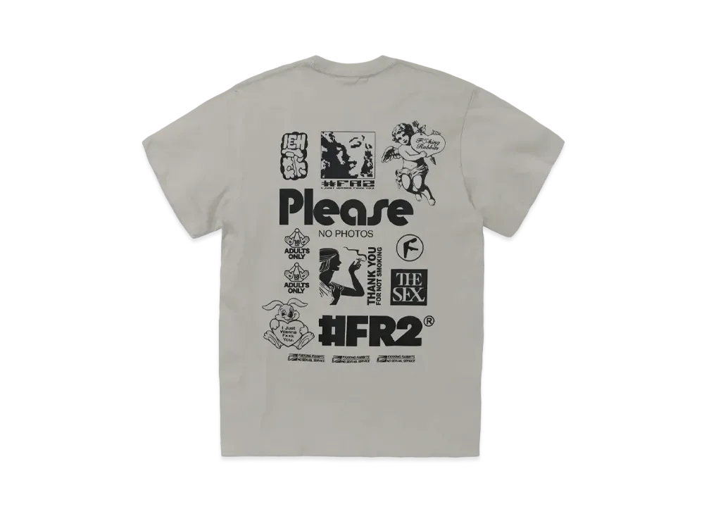 FR2 Please NO PHOTOS T-shirt "Light Gray"