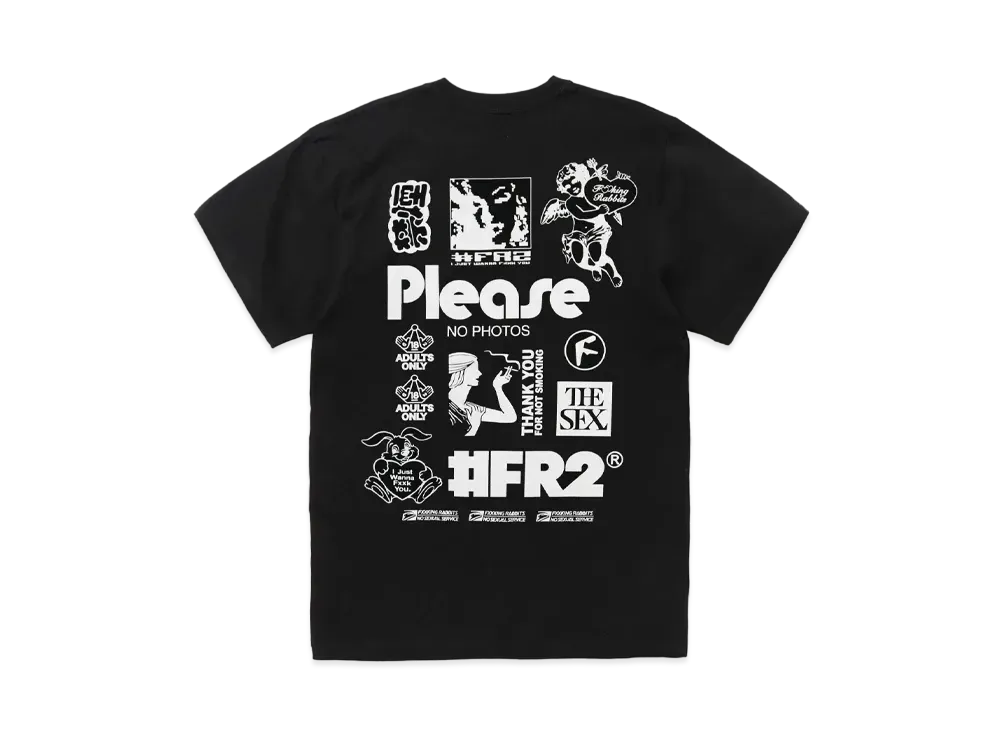 FR2 Please NO PHOTOS T-shirt "Black"