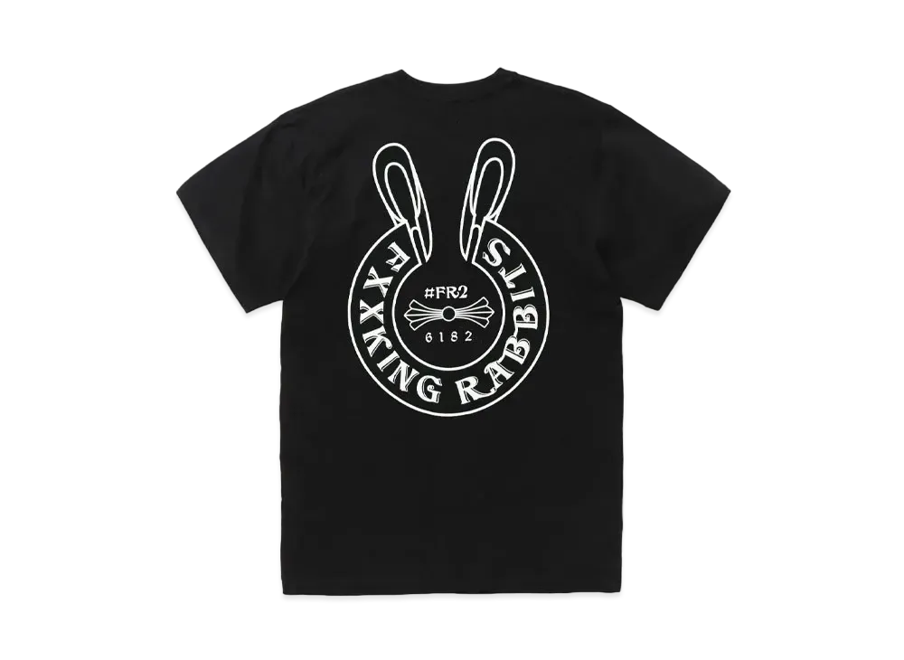 FR2 Logo within Face Outline T-shirt "Black"