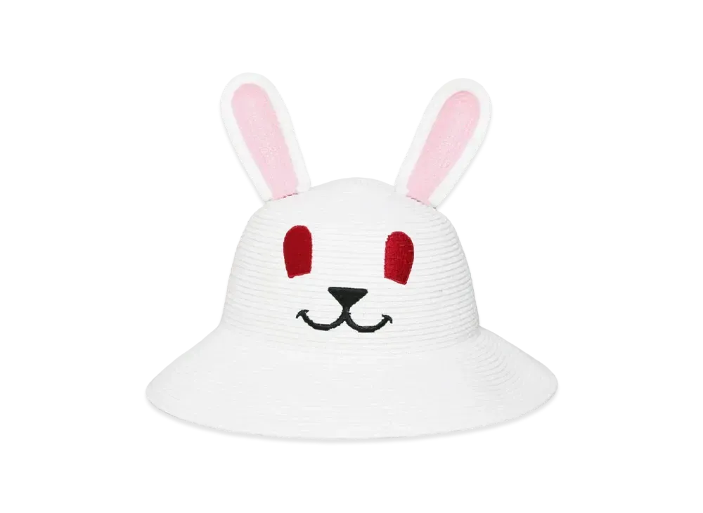 FR2 Rabbit Paper Straw Hat "White"