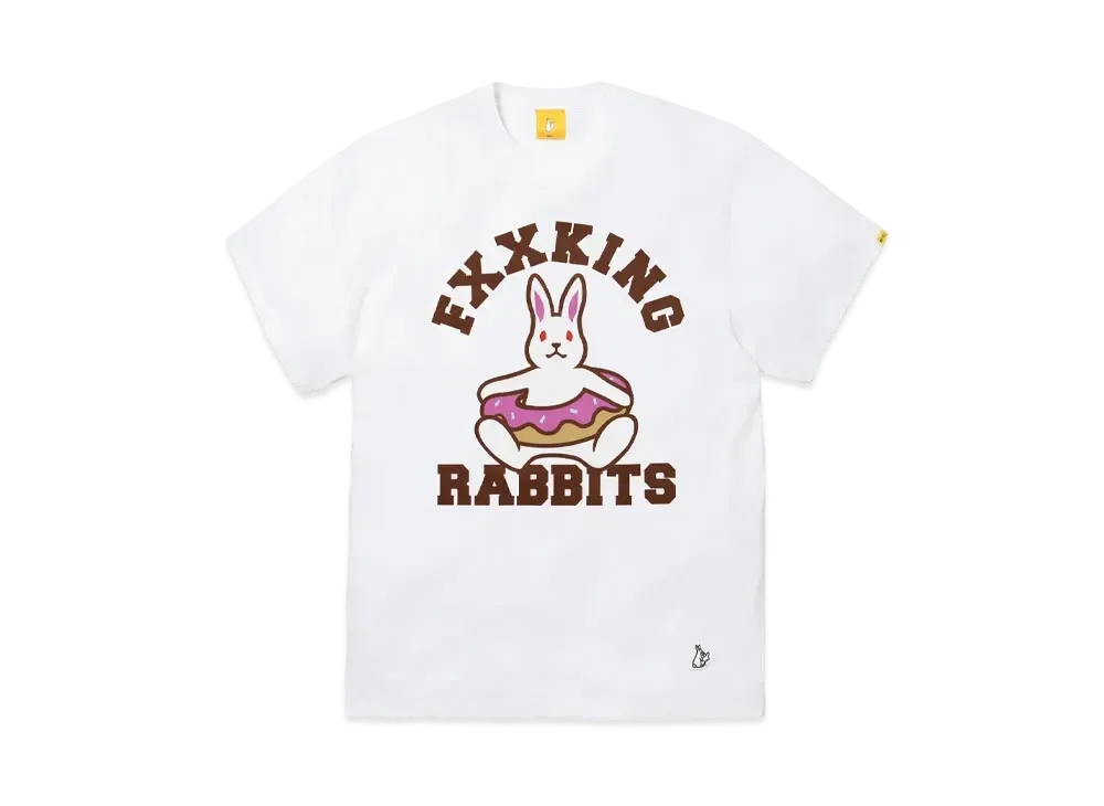 FR2 Rabbit Donut T-shirt "White"
