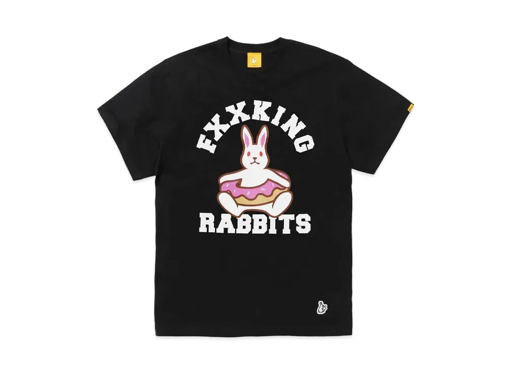 FR2 Rabbit Donut T-shirt "Black"
