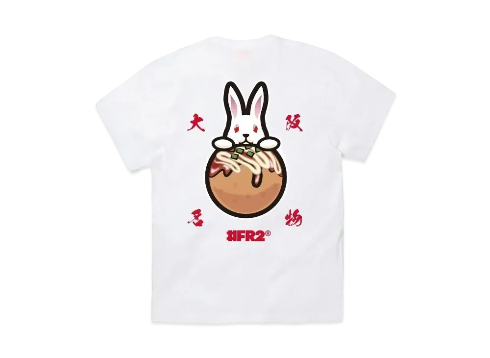 FR2 Osaka Exclusive Products Takoyaki Rabbit T-shirt "White"
