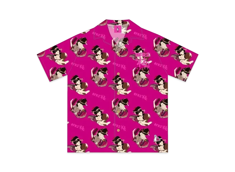 FR2 Osaka Exclusive Products UME Aloha Shirt "Pink"