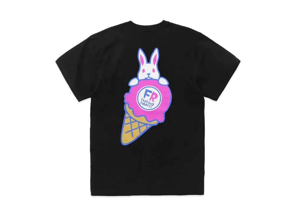 FR2 Rabbit Ice Cream T-shirt "Black"