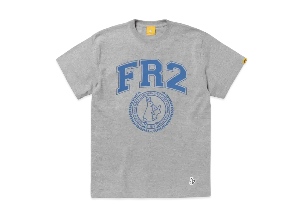 FR2 College Icon Logo T-shirt "Gray"