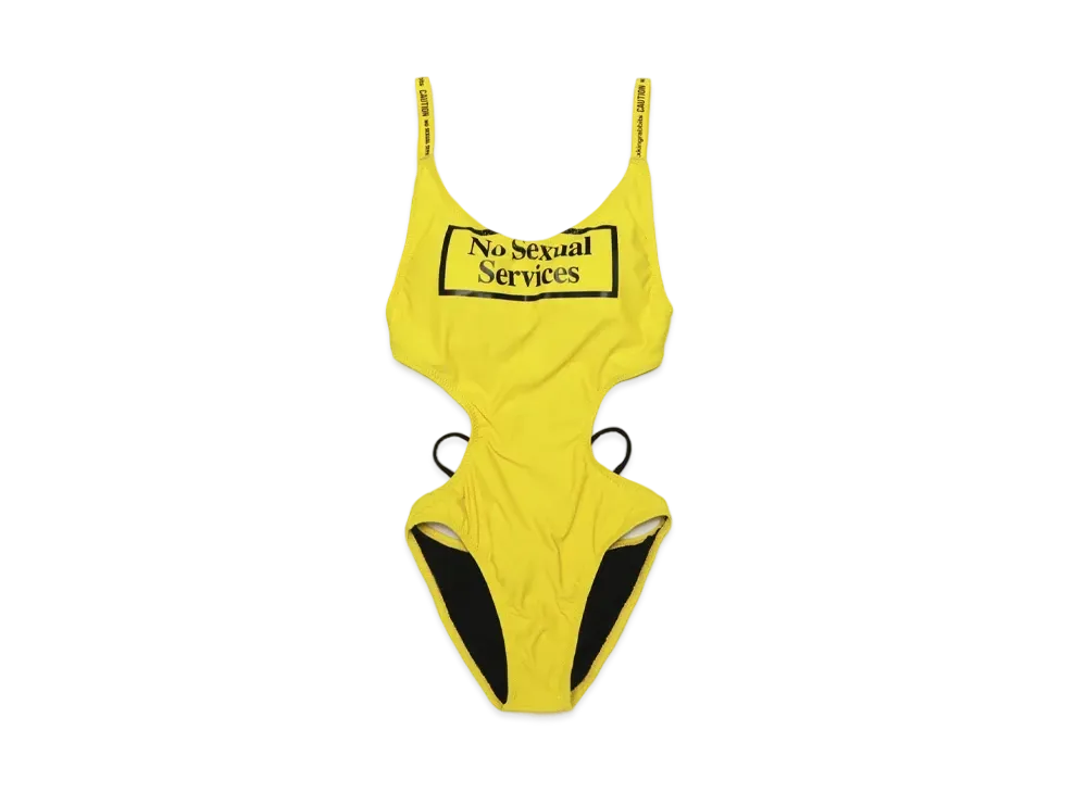 FR2 NSS Box Logo Swimsuit One-piece "Yellow"