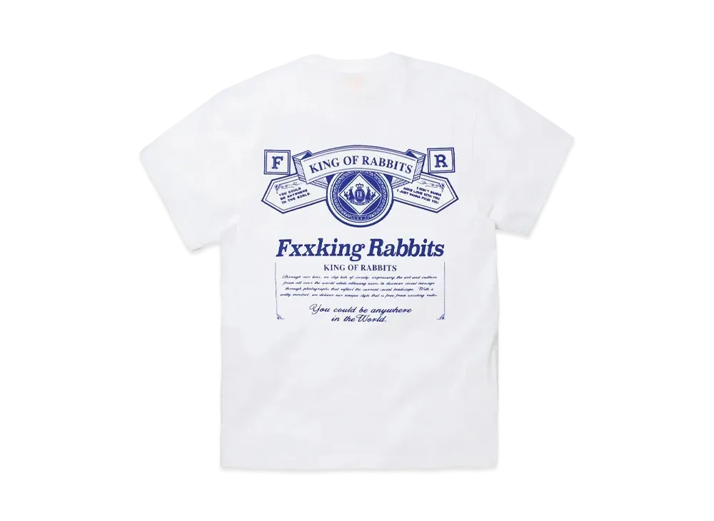 FR2 King Of Rabbits T-shirt "White"