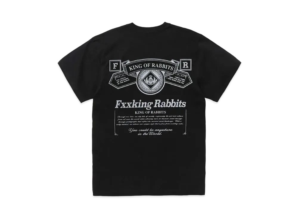 FR2 King Of Rabbits T-shirt "Black"