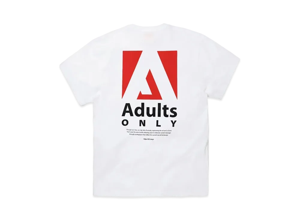 FR2 Adults Only Mark T-shirt "White"