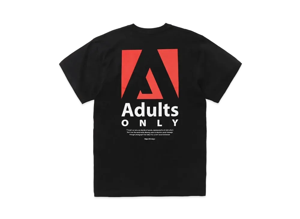 FR2 Adults Only Mark T-shirt "Black"