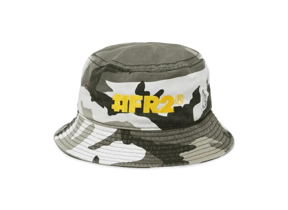 FR2 Logo Embroidery Bucket Hat "Gray"