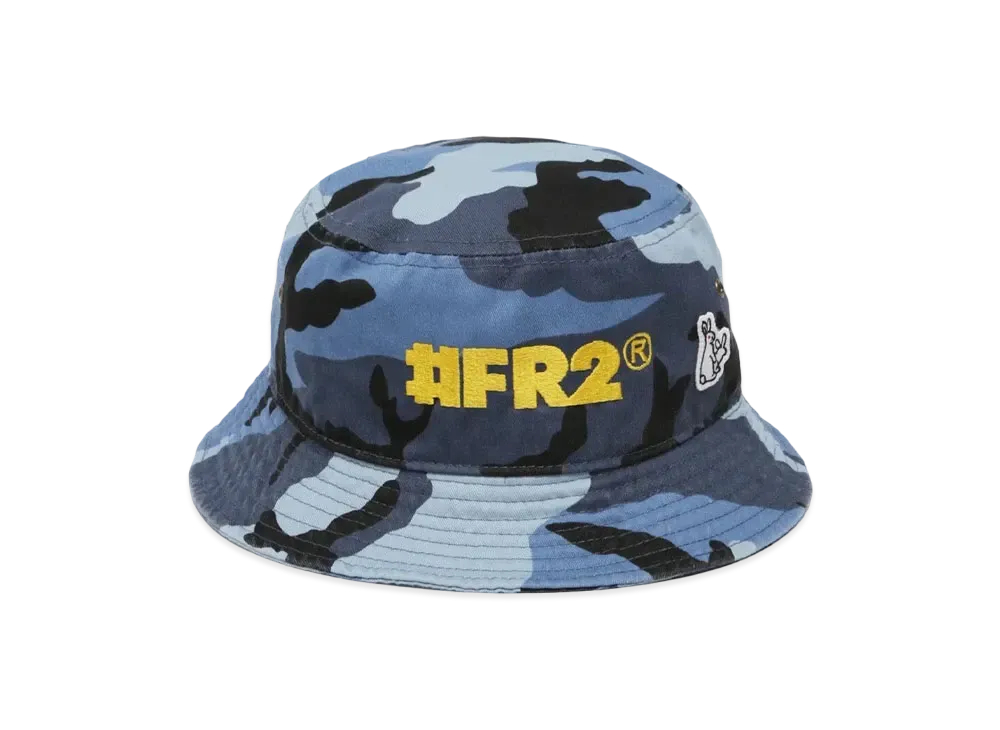 FR2 Logo Embroidery Bucket Hat "Blue"