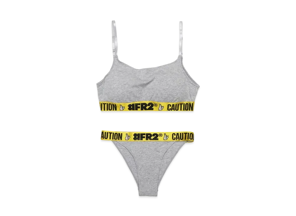 FR2 Wireless Sports Bra & Bikini Set "Gray"