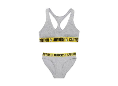 FR2 Wireless Bra & Standard Shorts Set "Gray"