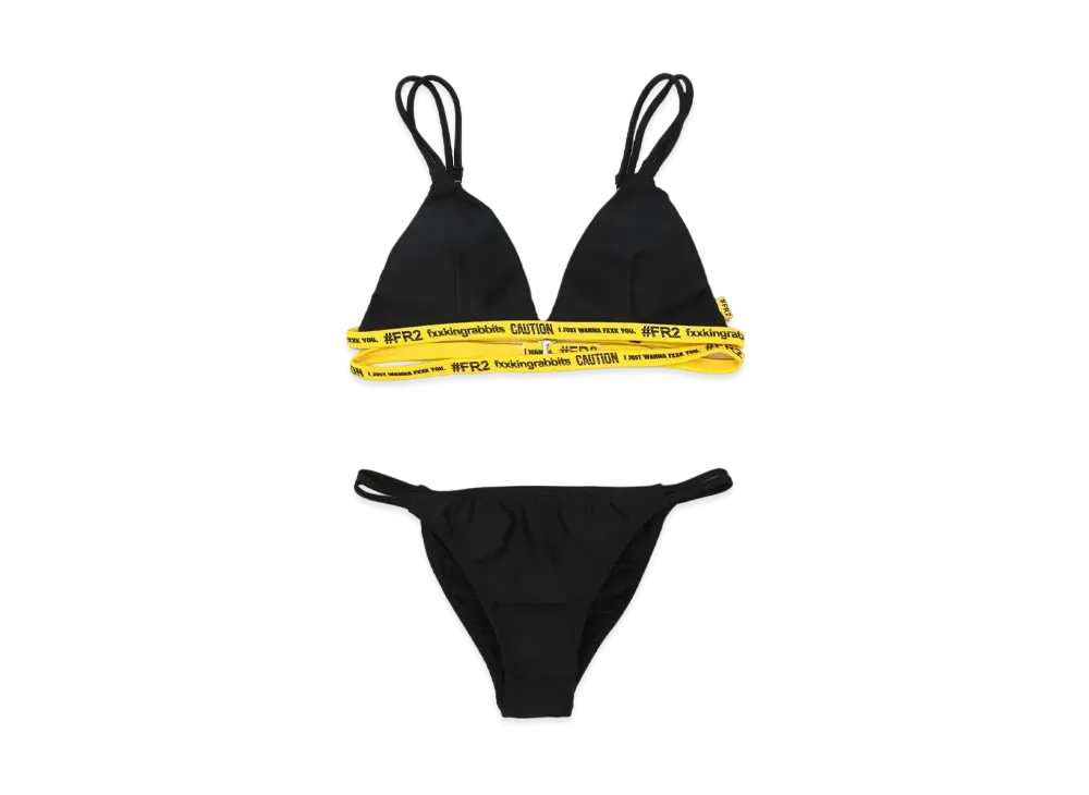 FR2 2lines Bikini "Black/Yellow"
