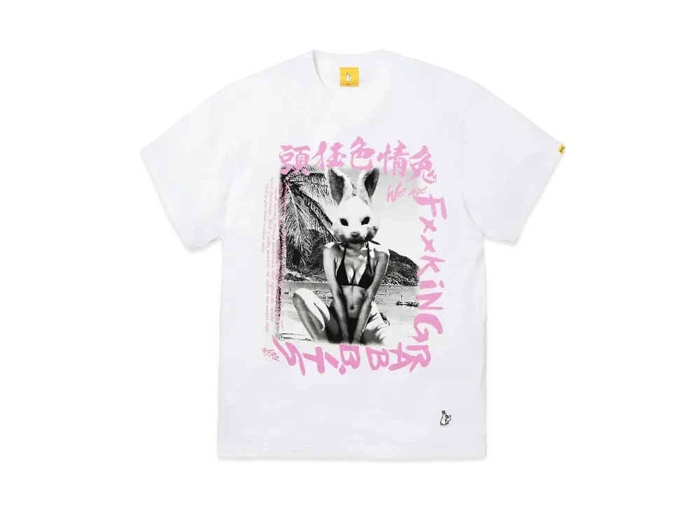 FR2 We are Fxxking Rabbits T-shirt "White"
