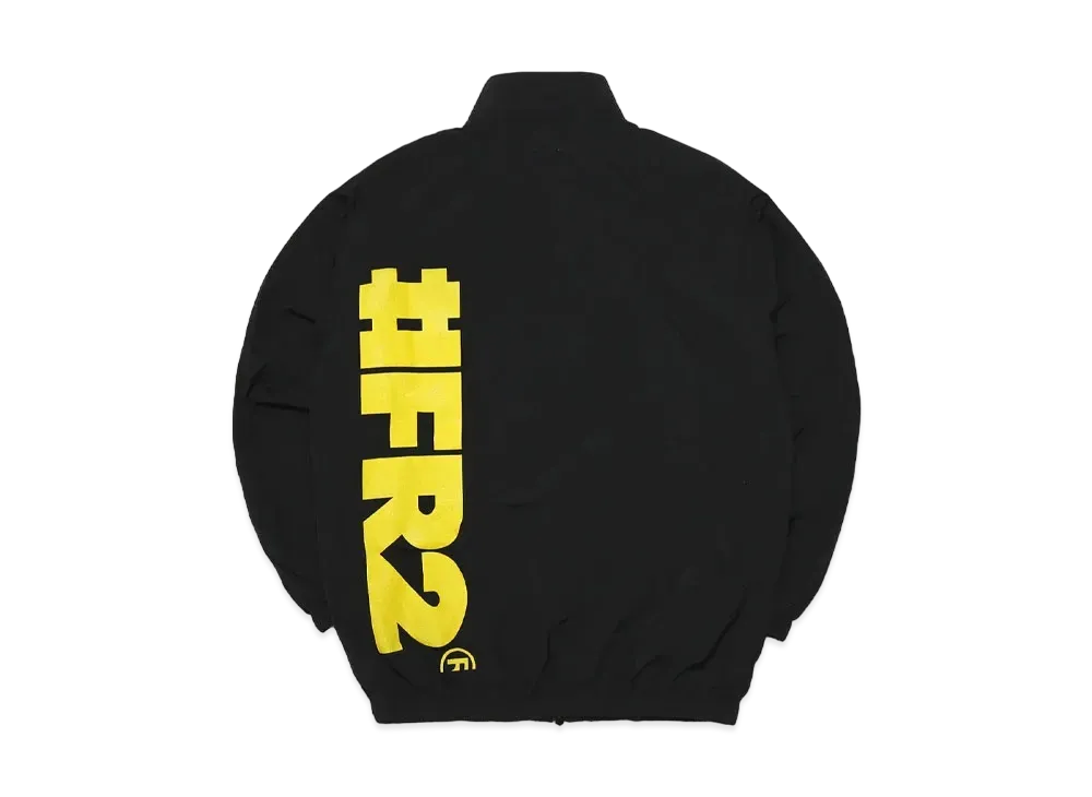 FR2 Big Logo Nylon Training Jacket "Black/Yellow"